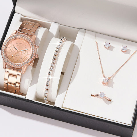 Luxury Women's Jewelry & Watch Gift Set