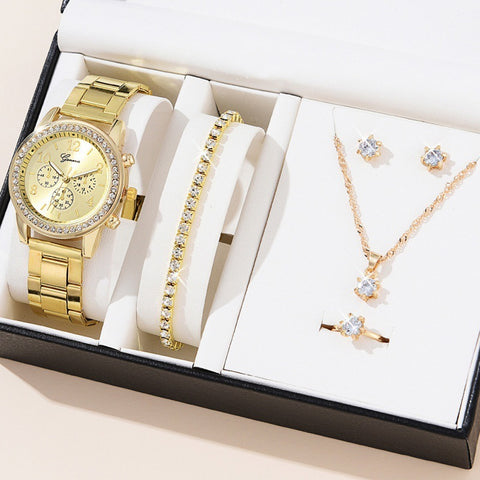 Luxury Women's Jewelry & Watch Gift Set