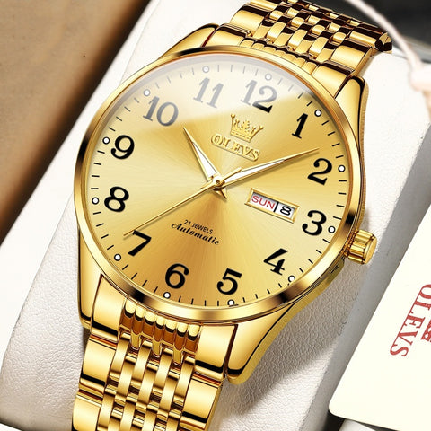 Steel Strap Full Gold Surface