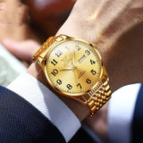 Steel Strap Full Gold Surface