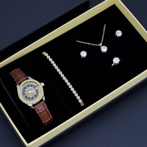 Luxury Women's Jewelry & Watch Gift Set