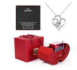 LOVER necklace gold card box