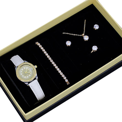 Luxury Women's Jewelry & Watch Gift Set