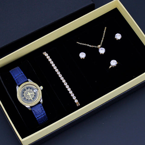 Luxury Women's Jewelry & Watch Gift Set