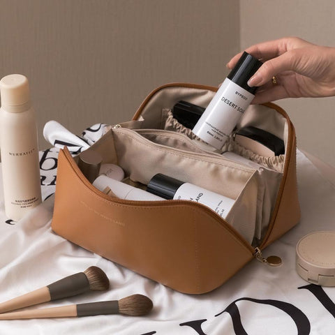 Trousse de maquillage de voyage – Organisateur élégant et spacieux