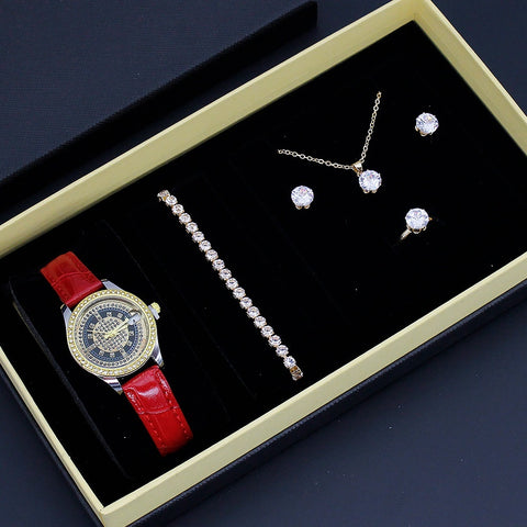 Luxury Women's Jewelry & Watch Gift Set