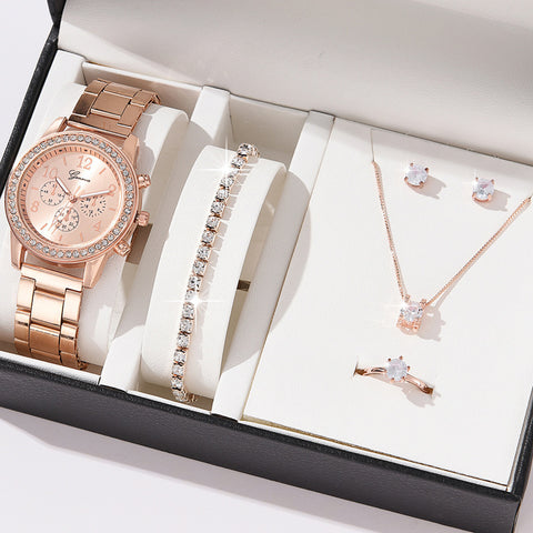 Luxury Women's Jewelry & Watch Gift Set