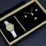 Luxury Women's Jewelry & Watch Gift Set